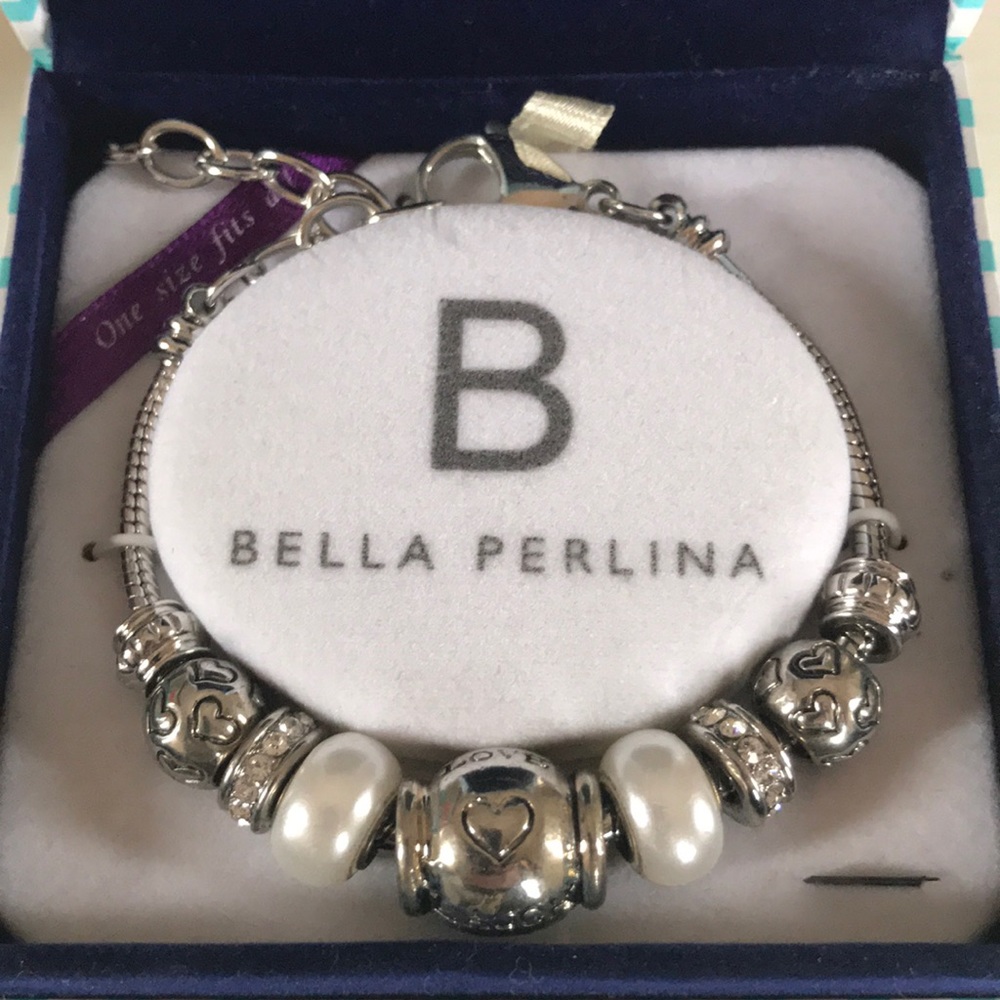Brand New BELLA PERLINA Live Love Laugh Bracelet